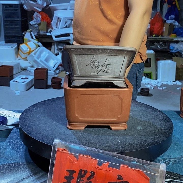 紫砂花盆紫砂紫砂