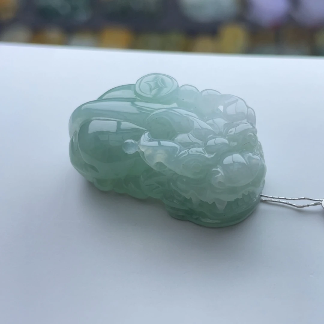 翡翠颈饰未镶嵌貔貅