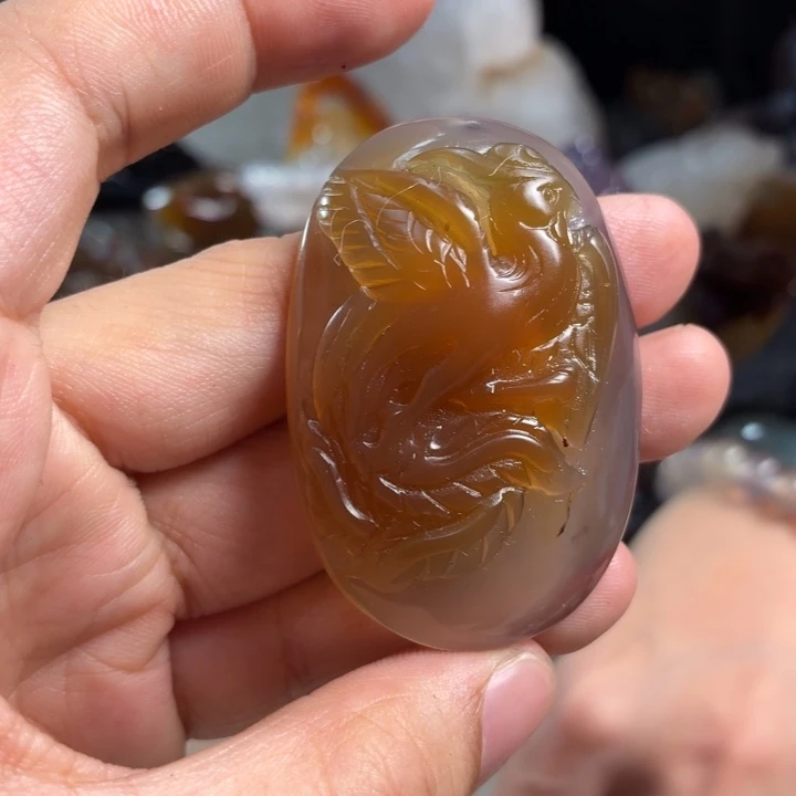 玛瑙/玉髓未镶嵌吊坠(不含链)