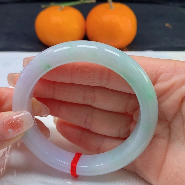 翡翠手镯未镶嵌缅甸天然a货翡翠58