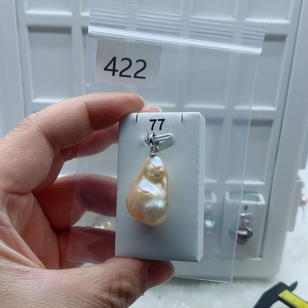 淡水珍珠合金吊坠(不含链)