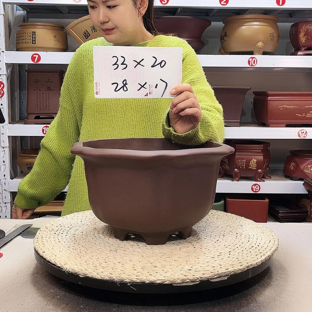 紫泥花盆紫砂花盆