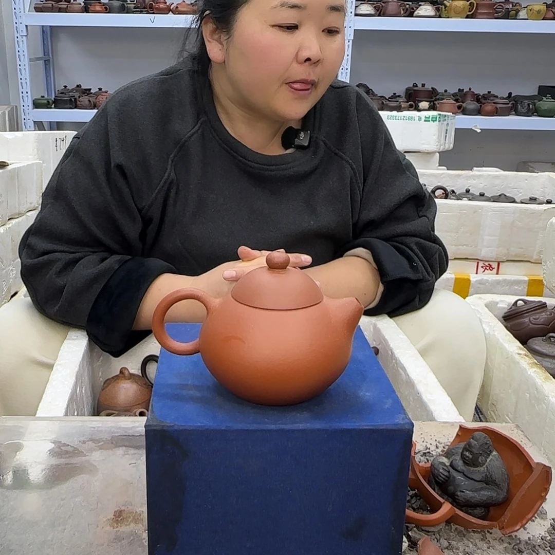 茶壶紫砂宜兴紫砂壶瑕疵处理