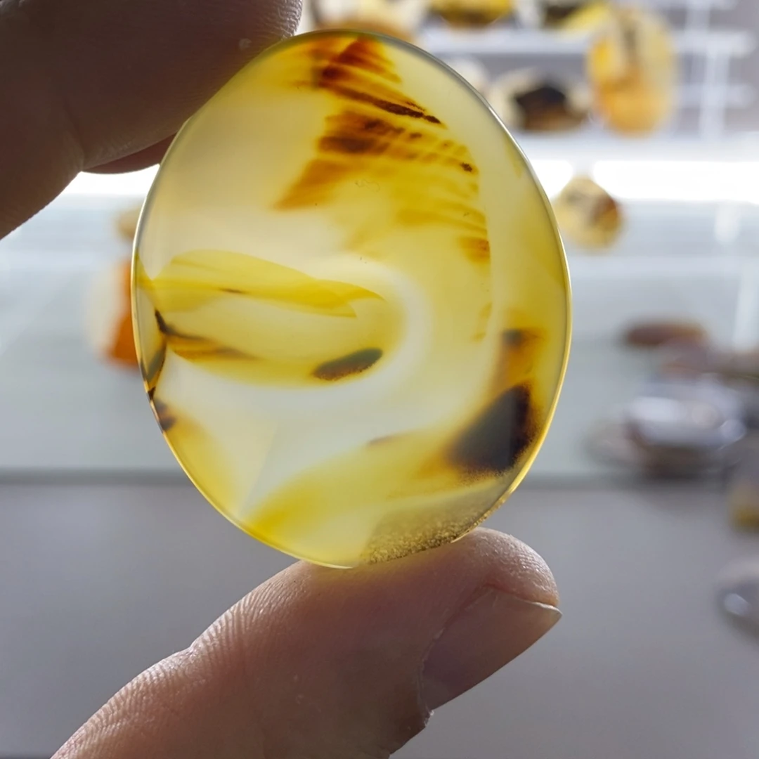 玛瑙/玉髓合金颈饰