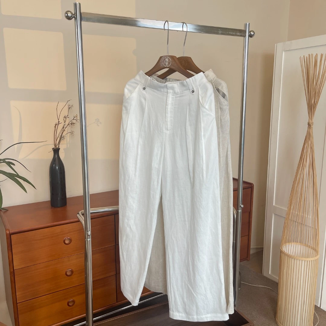 【夏】透气亚麻长裤