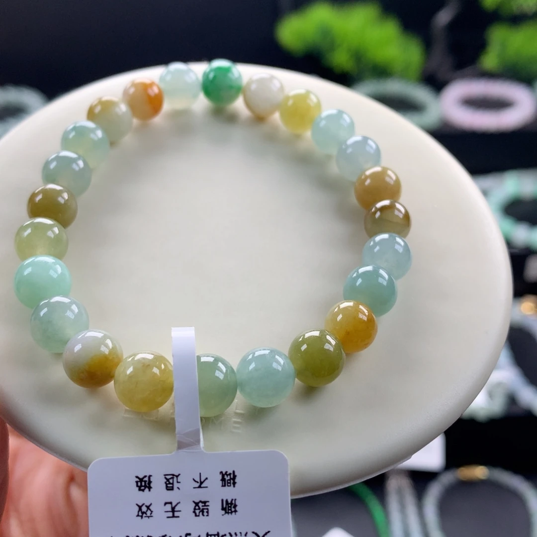 翡翠未镶嵌手链卡8