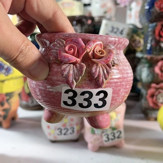 红陶多肉植物花盆