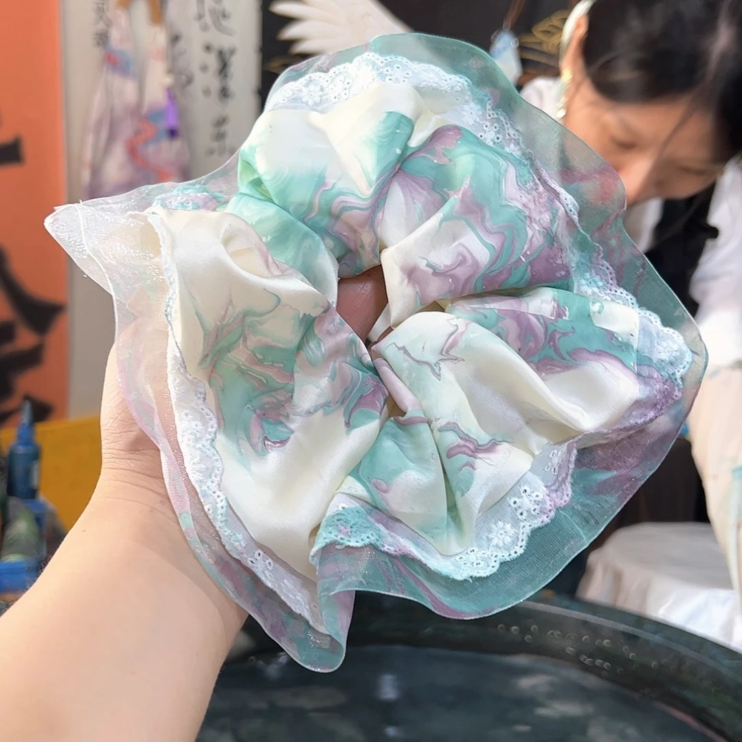 530精品蕾丝发圈手作