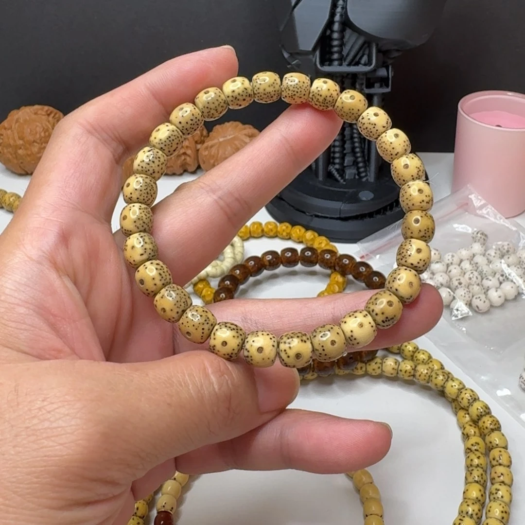 星月菩提手串B****提直切月留白