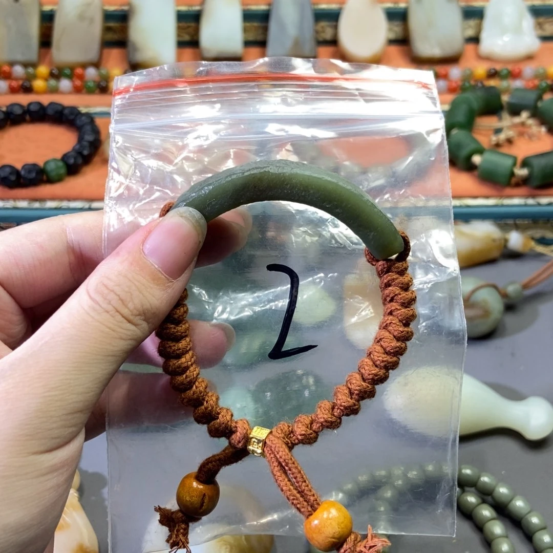 和田玉颈饰未镶嵌黑*$