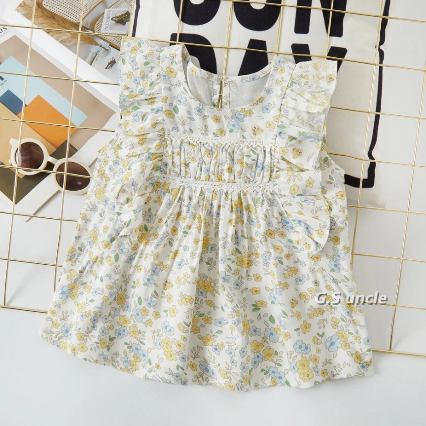 【绿野奇境】Z063女宝上衣时尚洋气宝宝碎花