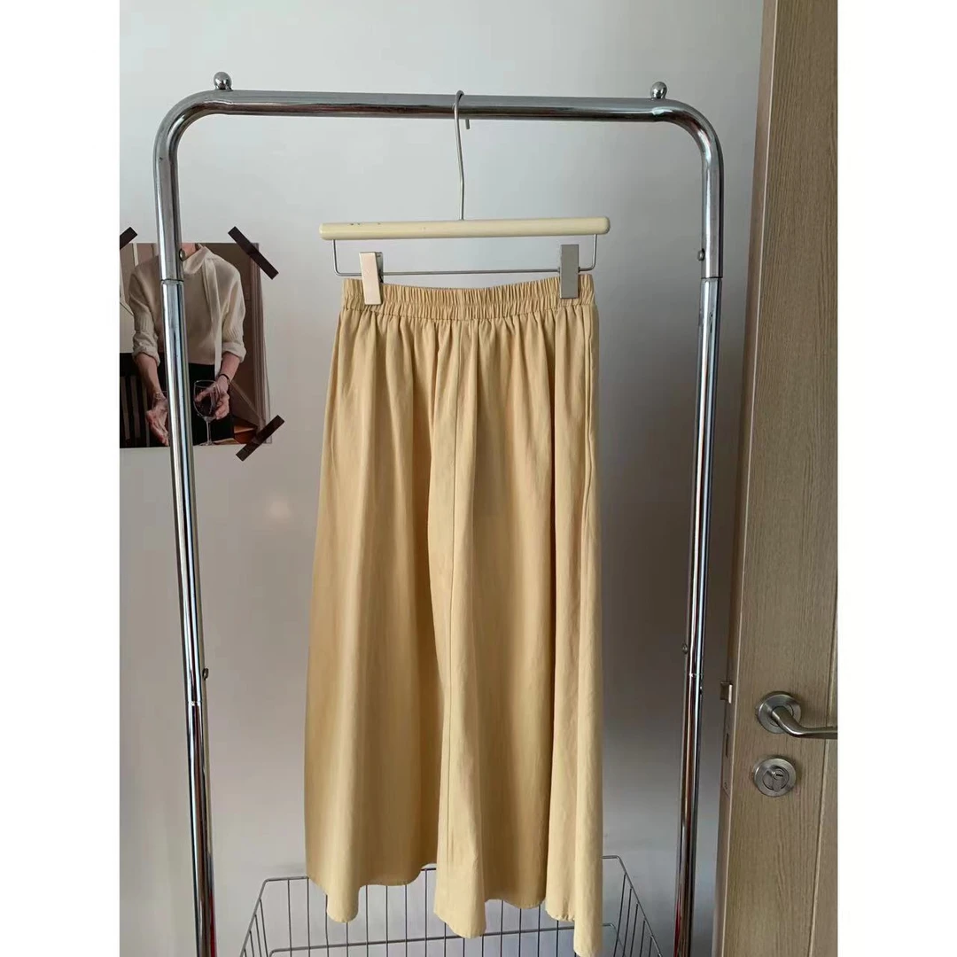 HaLi【芝士半裙】韩版新款修身显瘦百搭半身裙 高腰收紧裙子