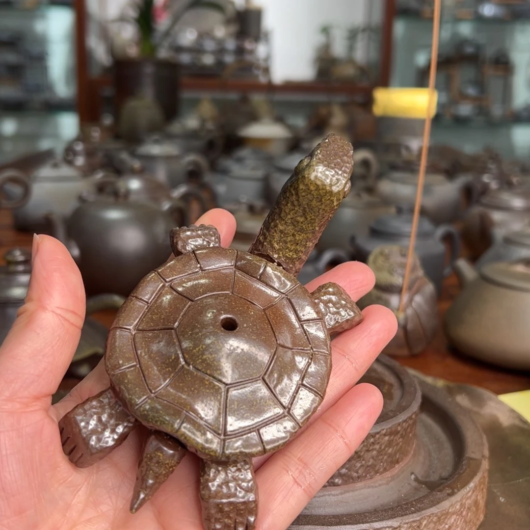 贵台龙窑柴烧茶壶A66