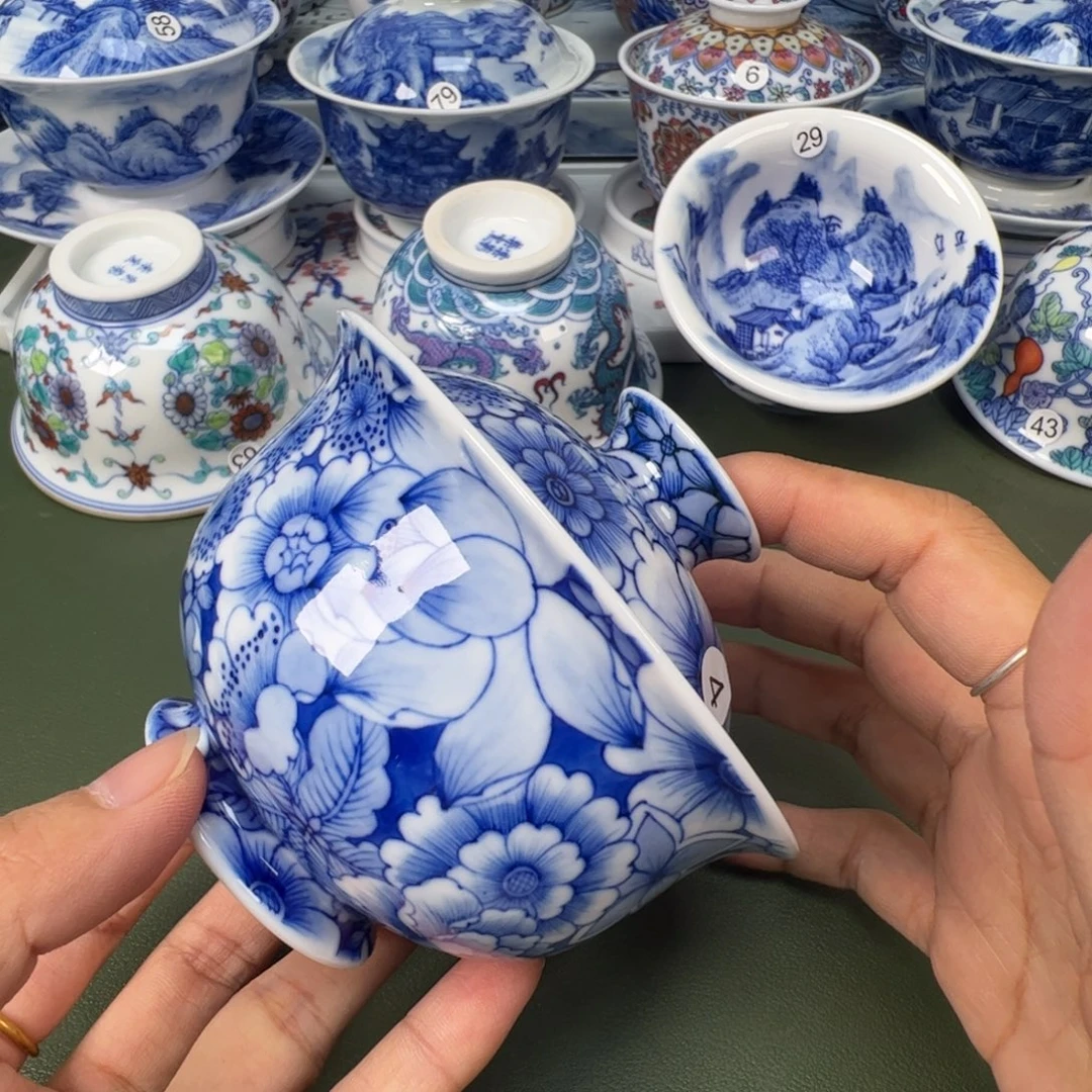 陶瓷景德镇纯手工纯手绘茶具木木4