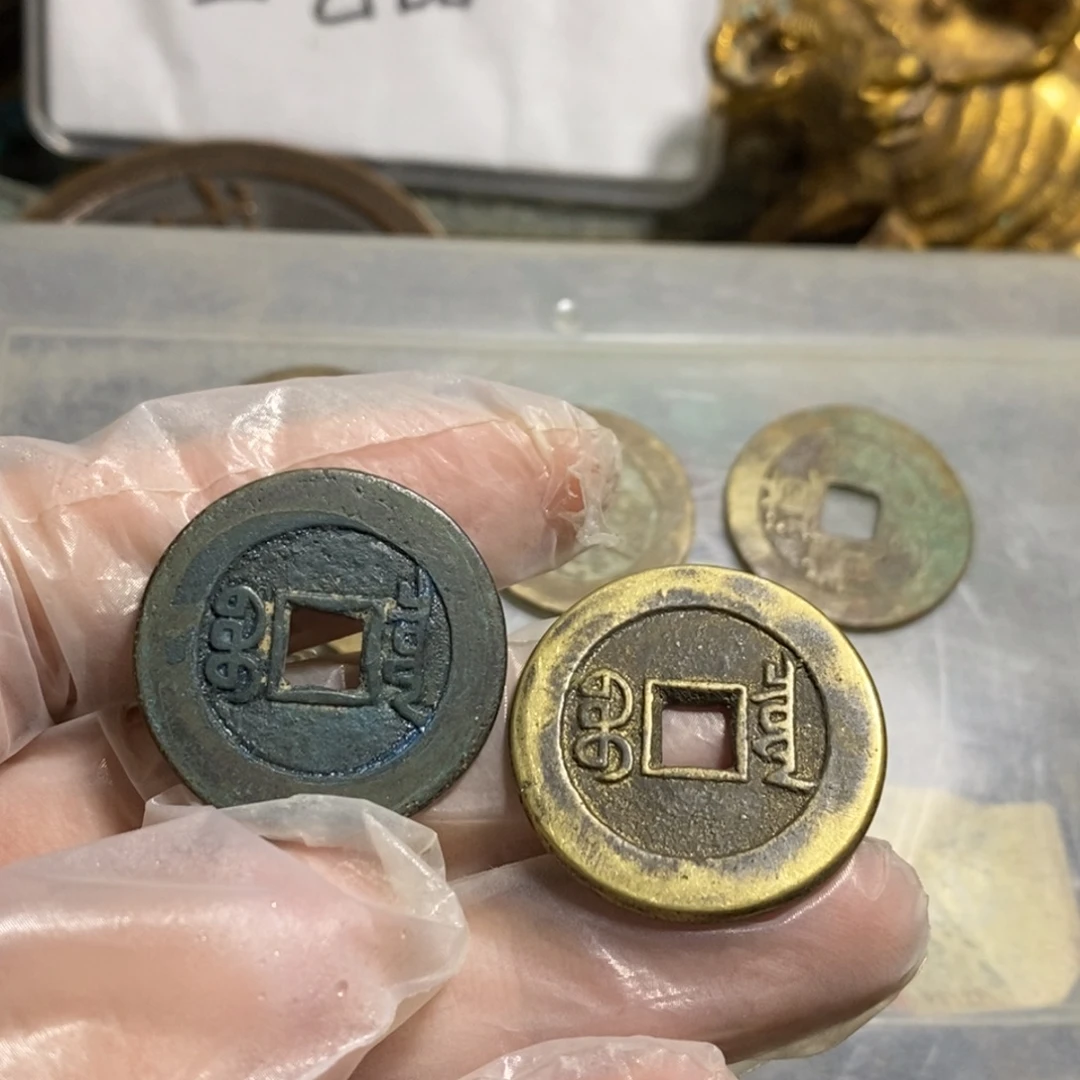 把***花铜现代工艺品学习币