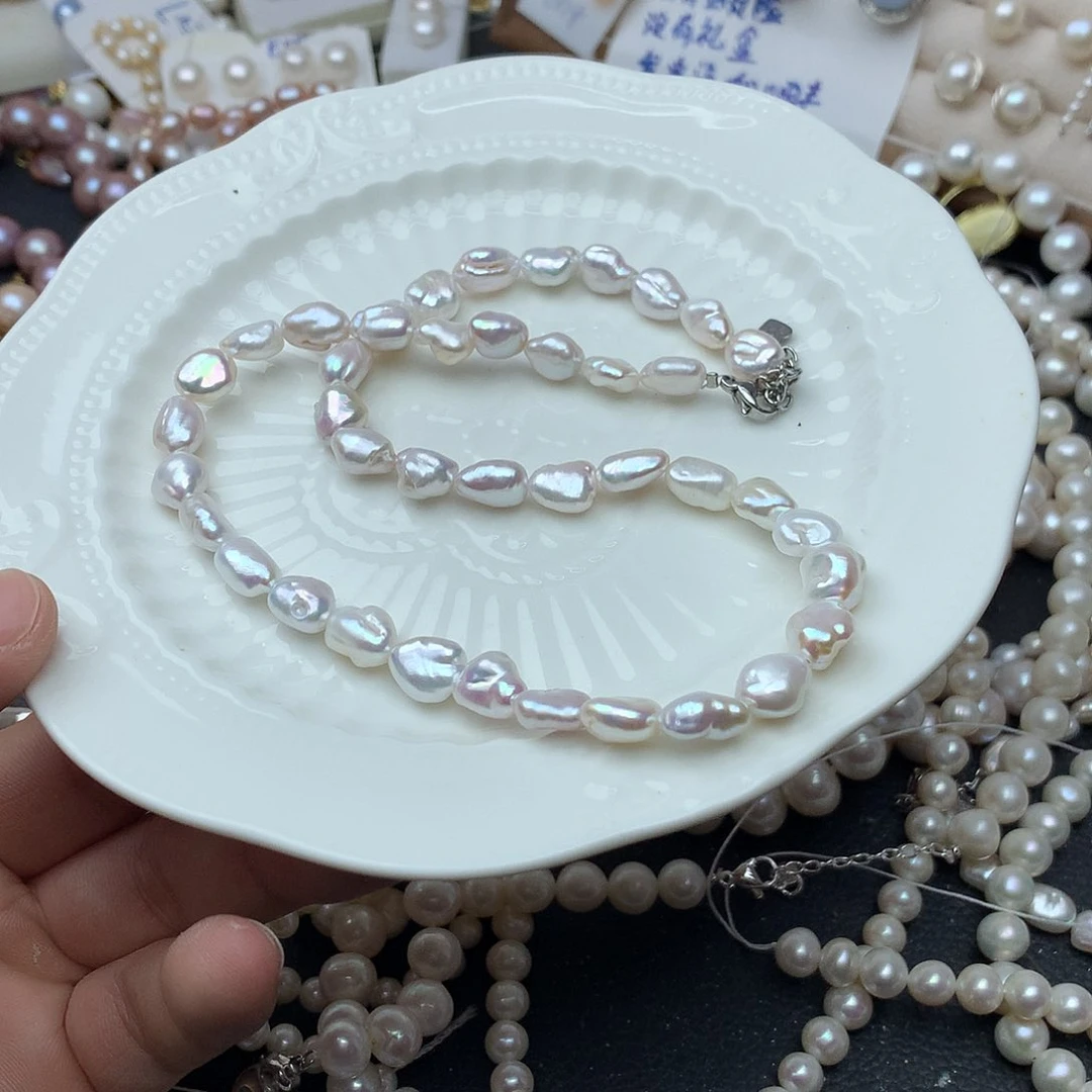 淡水珍珠4-5未镶嵌x8项链