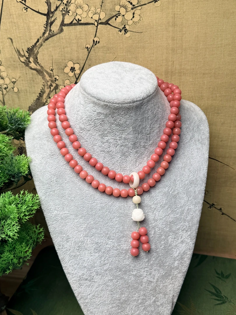 DP1210-10*9乌梅子藕粉菩提胖苹果莲花吊坠菩提