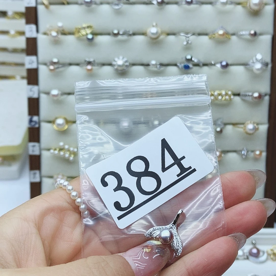 淡水珍珠戒指银S925镶嵌C***h384