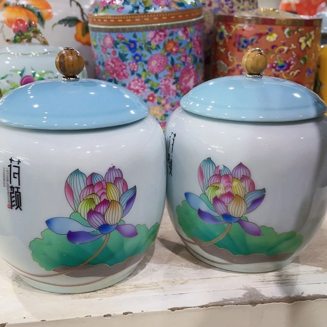 【闪购商品】罐陶瓷茶叶罐密封罐