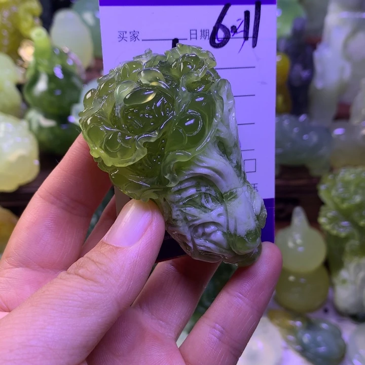 岫玉未镶嵌手把件