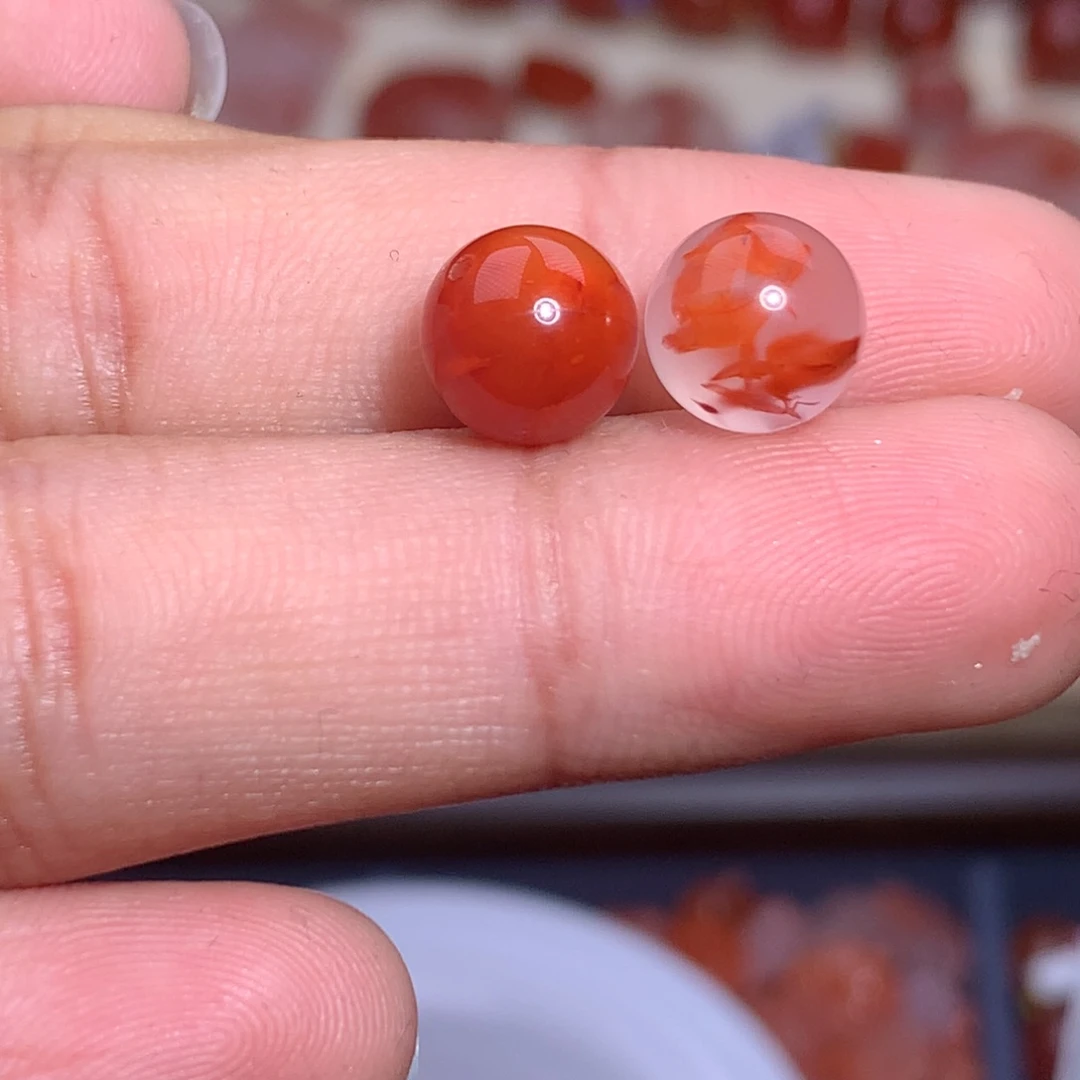 南***意南红玛瑙未镶嵌珠宝半成品1