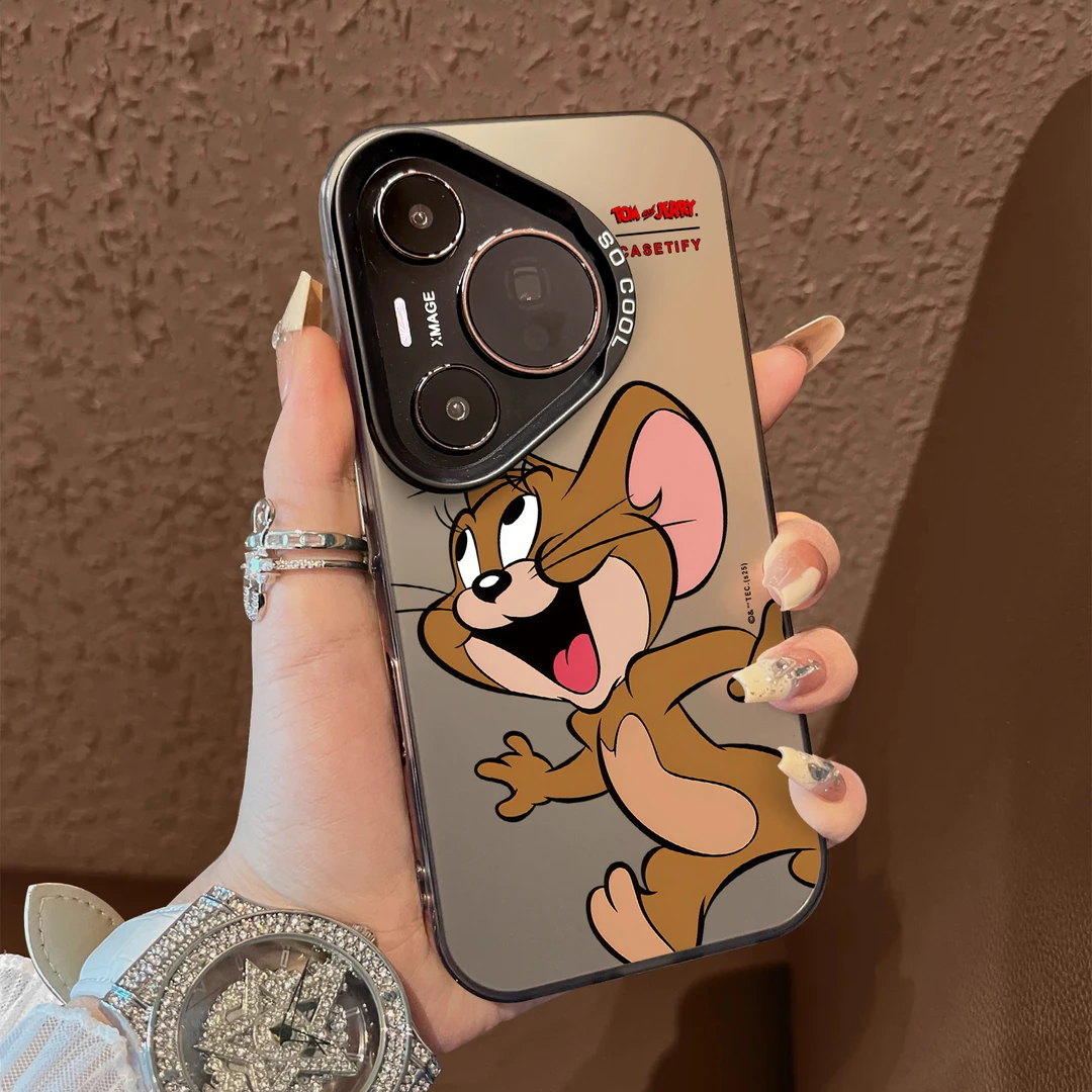 猫和老鼠适用于华为pura80手机壳mate80新款70支架60彩银50防摔40