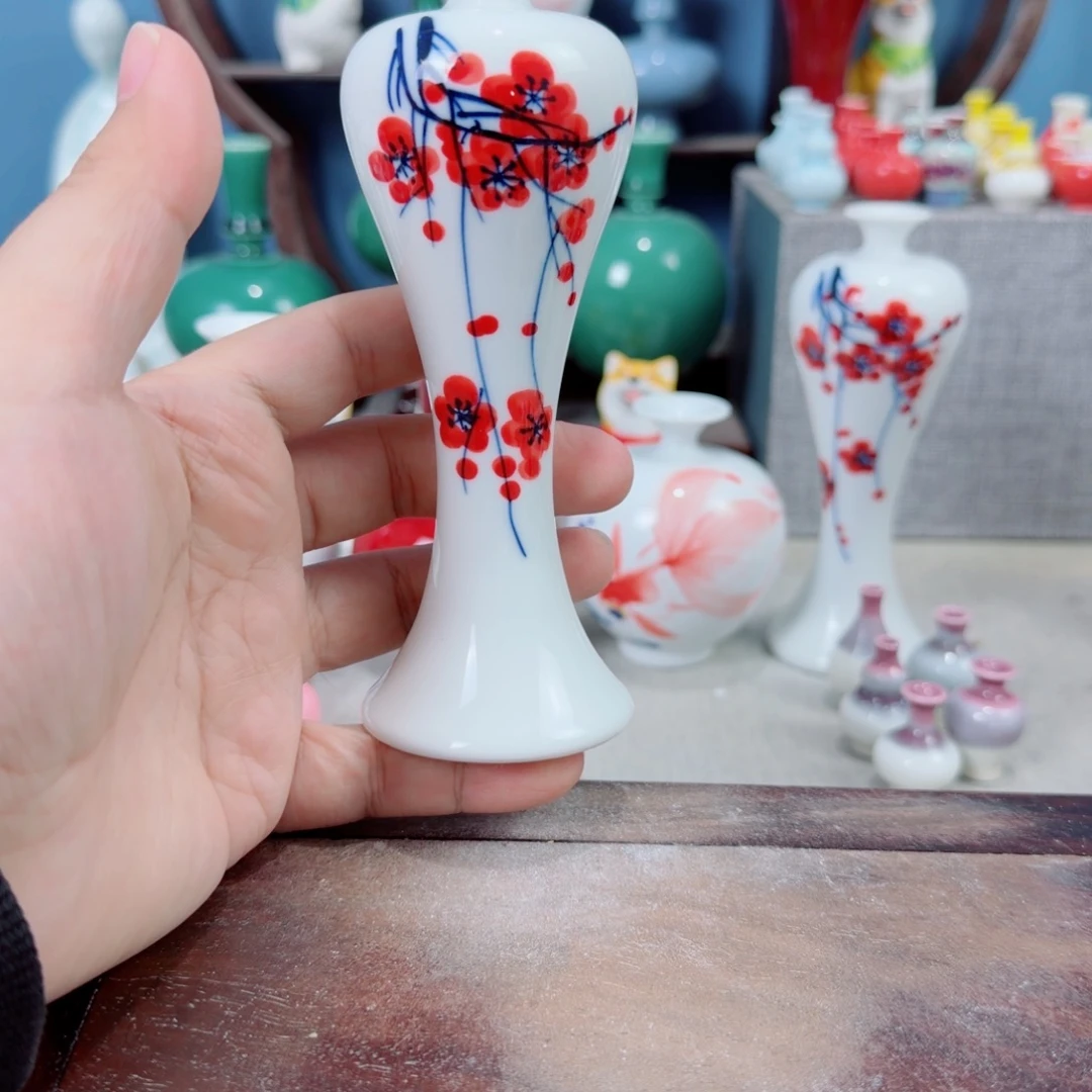陶瓷手工小花器摆件