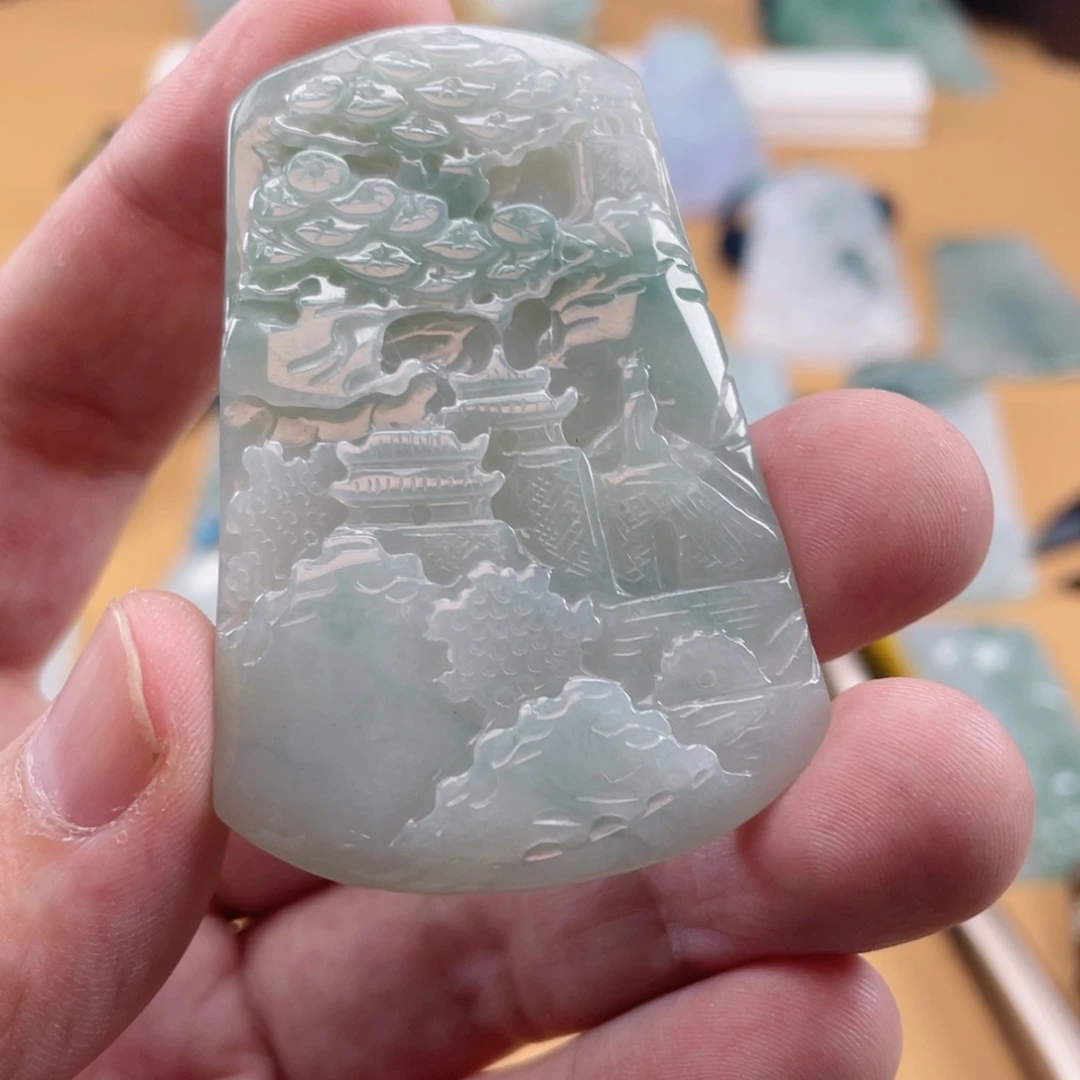 颈饰未镶嵌翡翠翡翠