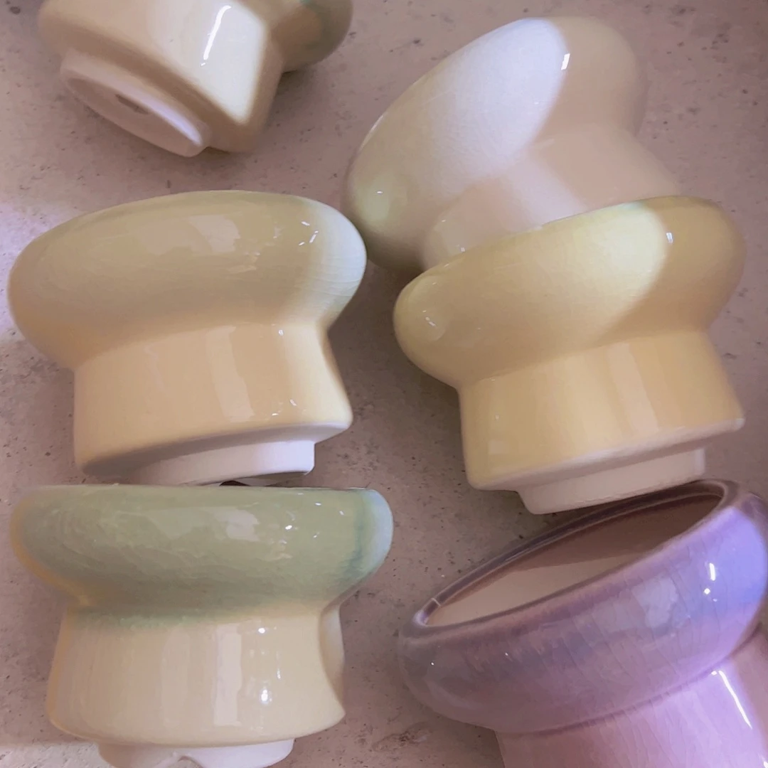 陶瓷花盆单场满12包邮随机瑕疵2个