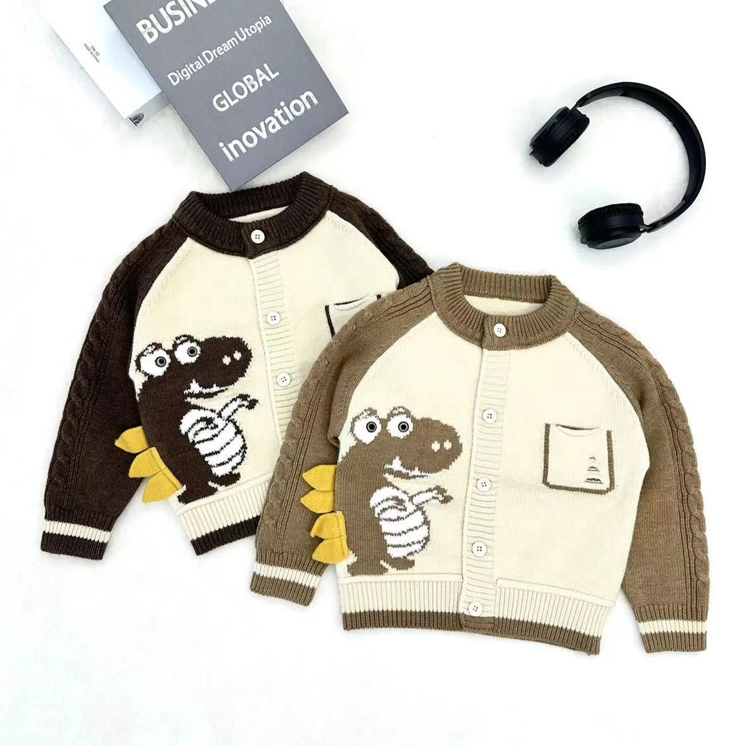 925  韩版 恐龙毛衣开衫