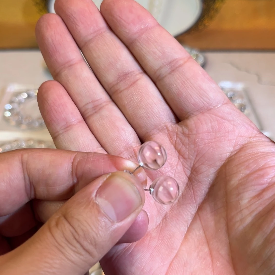 【闪购商品】水晶手链银S925镶嵌10耳钉