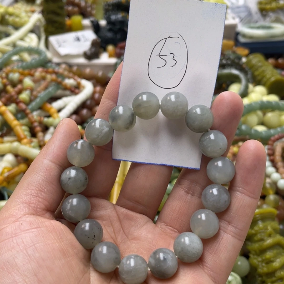 蛇纹石玉手链未镶嵌