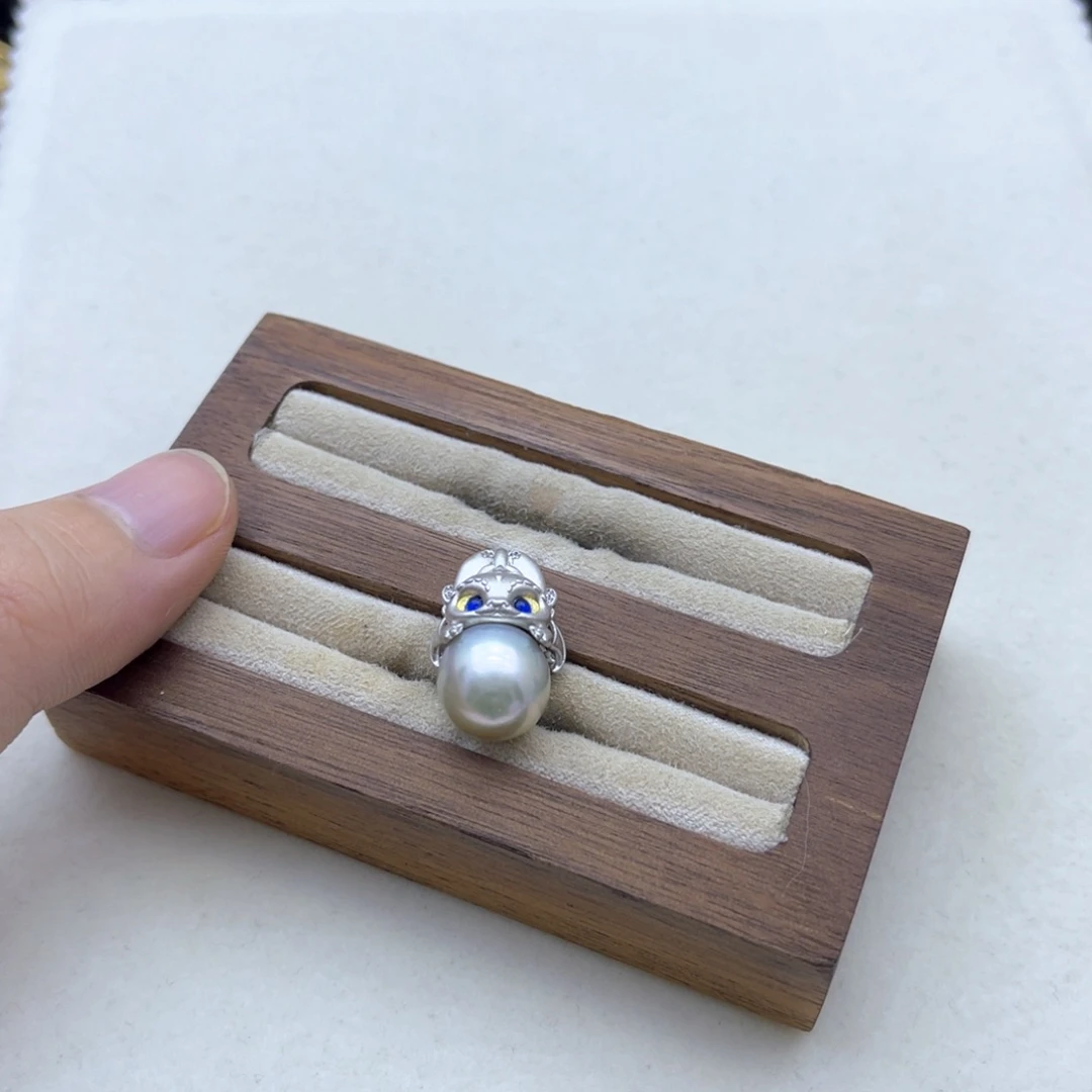 颈饰银S925镶嵌海水珍珠