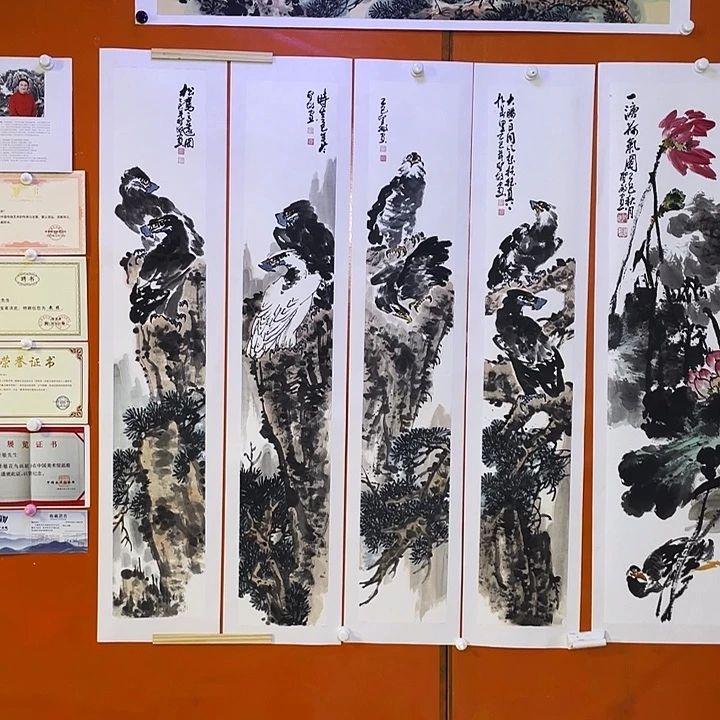 国画张圣敏先生纯手绘作品