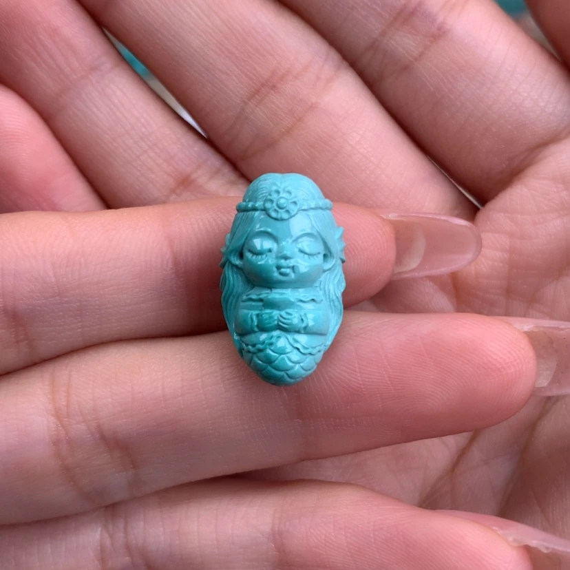 【闪购商品】绿松石雕刻未镶嵌