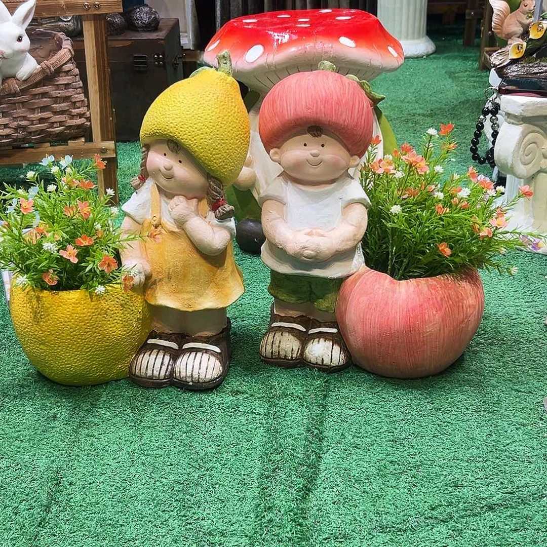 花园摆件红红火火