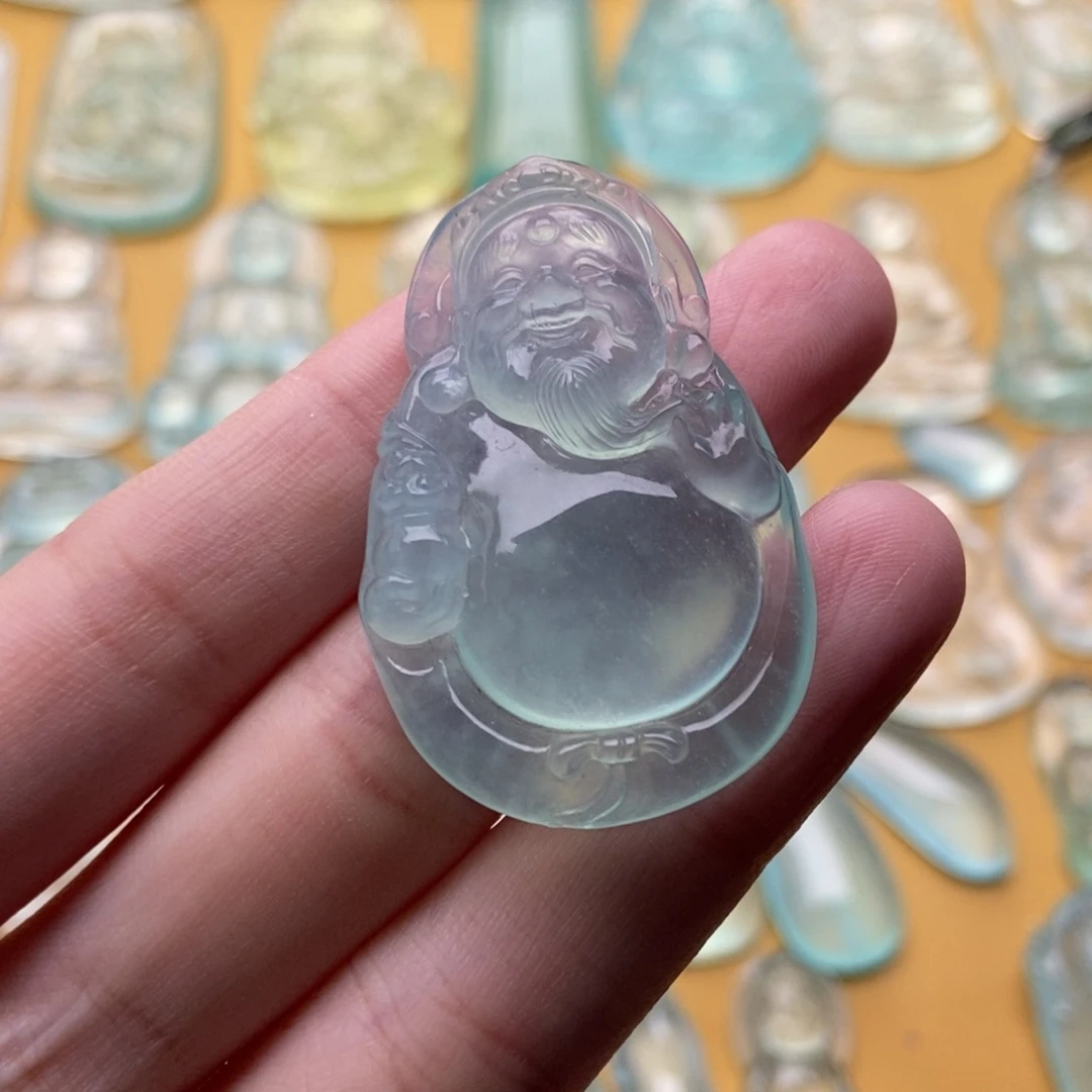 蛇纹石玉合金颈饰