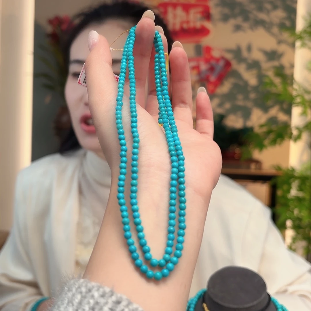 绿松石未镶嵌颈饰