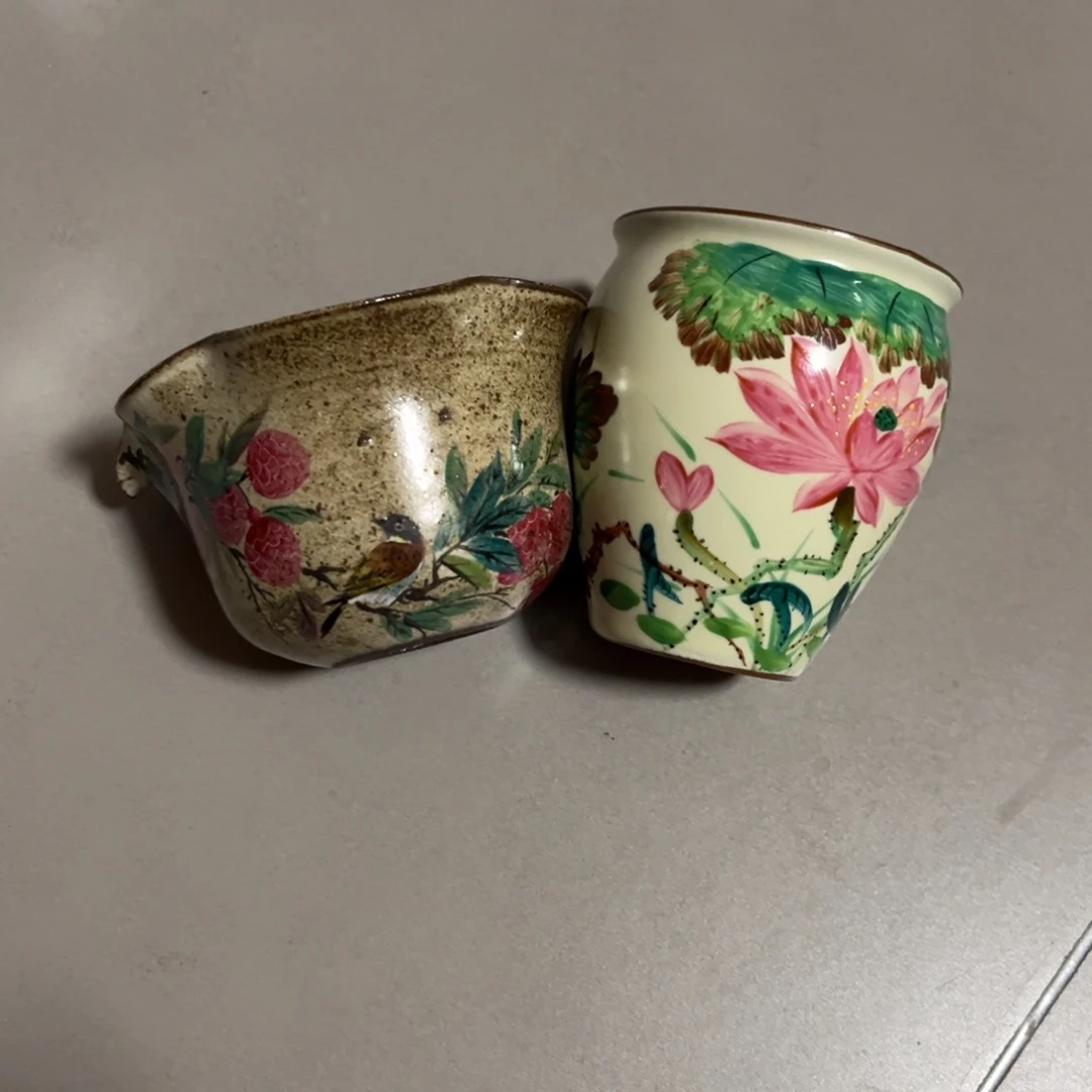 成***妈景德镇纯手工手绘陶瓷