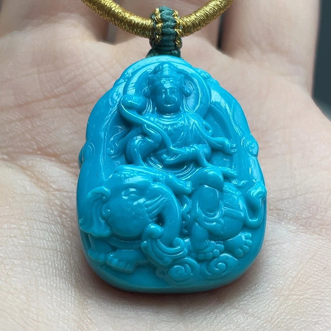 绿松石未镶嵌颈饰