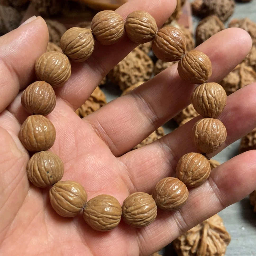 文玩核桃吊坠猴头手串14尺