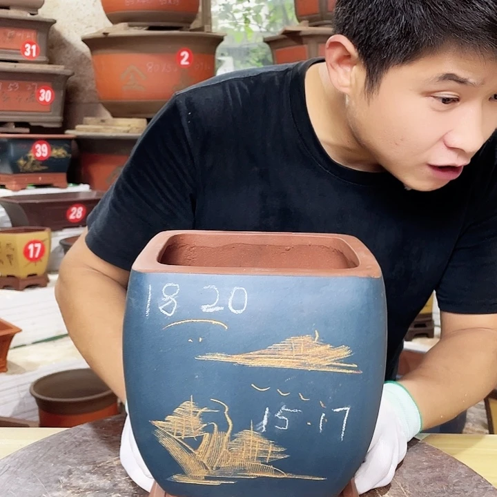 紫砂花盆精品紫砂工厂直销