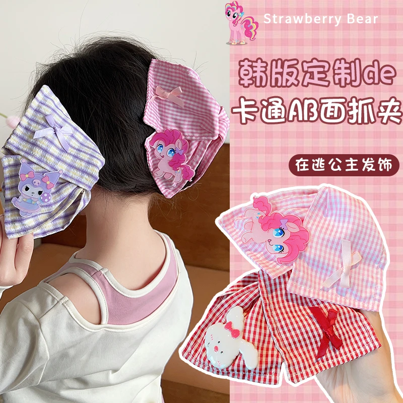 新款儿童发夹女童可爱抓夹宝宝鲨鱼夹子头饰发饰女孩发卡夹子卡通