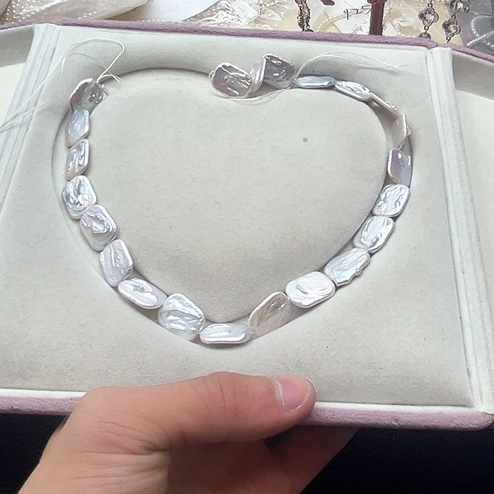 合金珍珠项链淡水珍珠21