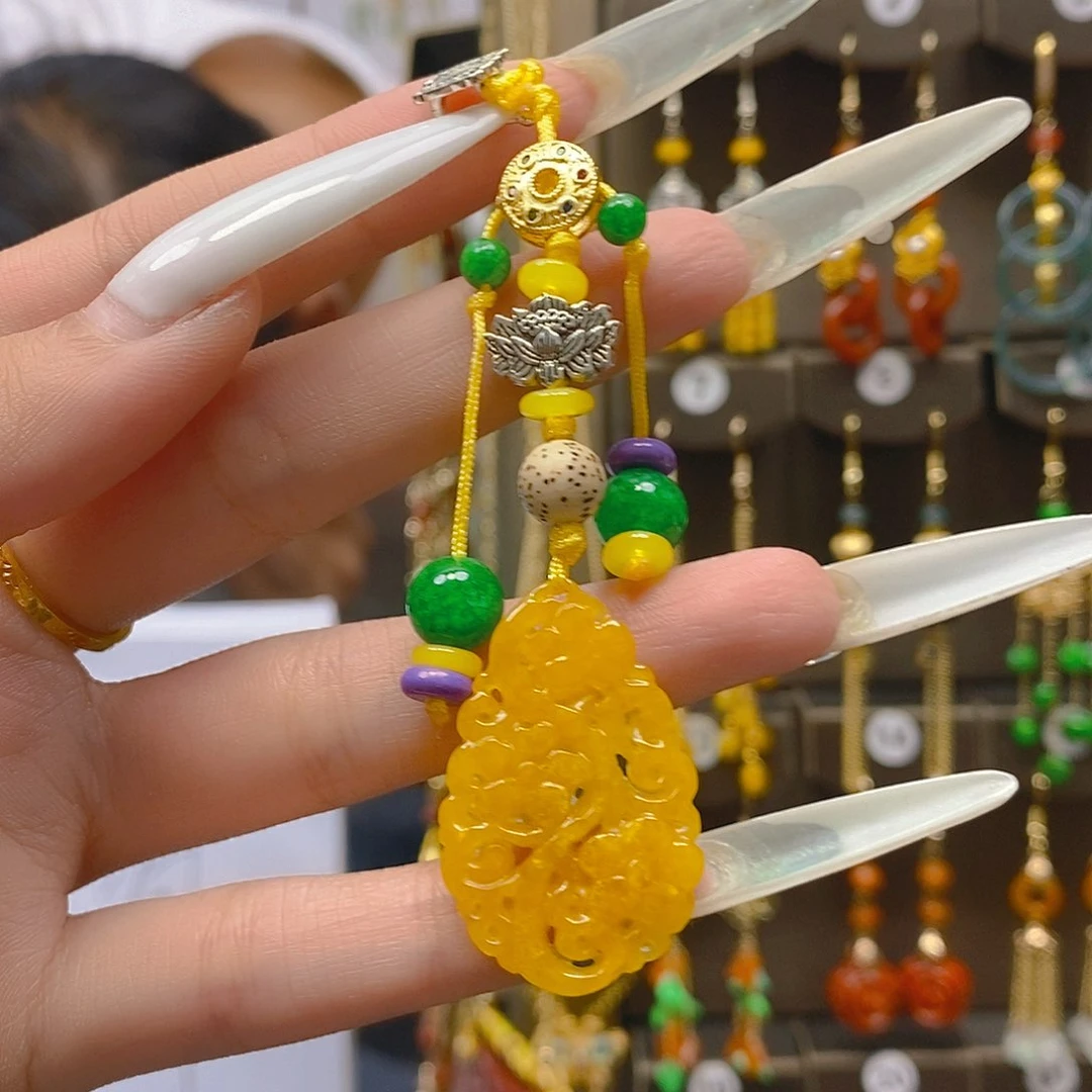 翡翠合金耳饰翡翠