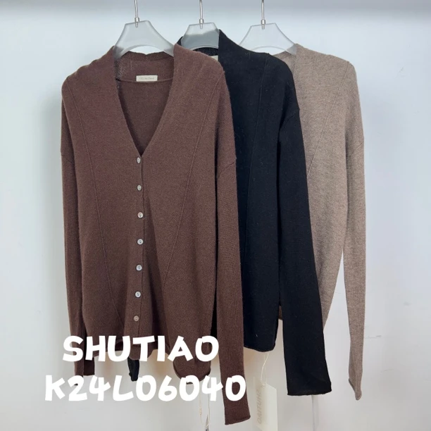 【SHUTIAO】2024秋冬：新款小众设计款开衫K24L06040