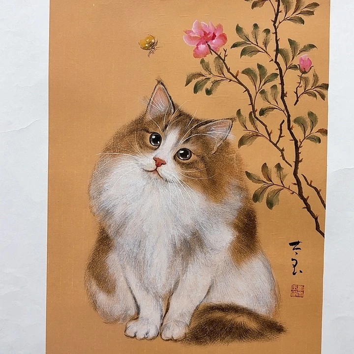 国画亲笔手绘放心去藏