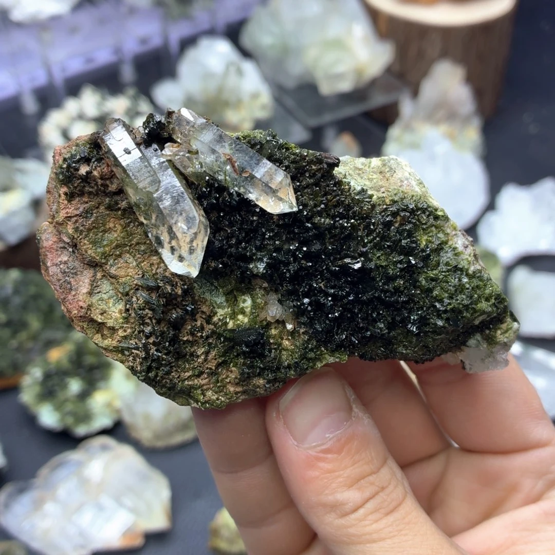 石材秋意盎然绿帘