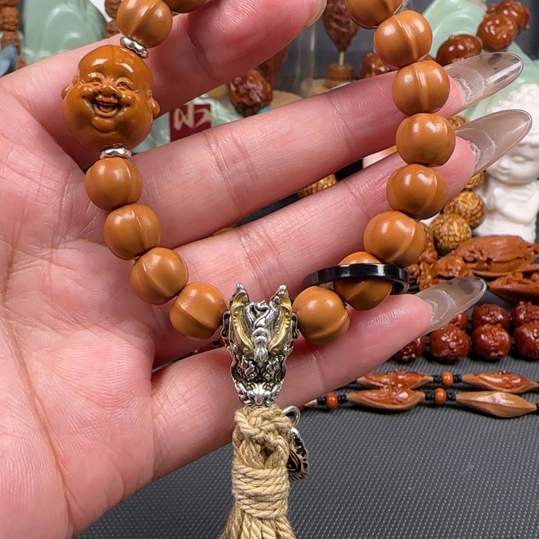 手串/手链橄榄核宽1.1小籽猴头百态手串
