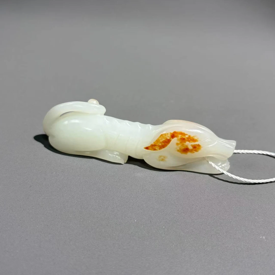 清代和田玉旺财